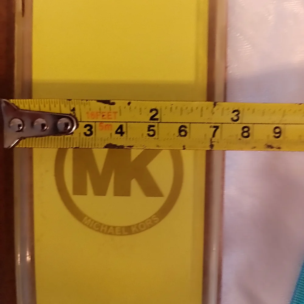 Micheal Kors dark and light blue phone case wallet